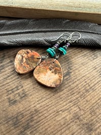 Image 15 of 'Earth Within” Sterling and gemstones earrings n207