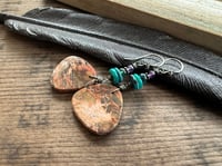 Image 16 of 'Earth Within” Sterling and gemstones earrings n207