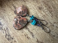 Image 21 of 'Earth Within” Sterling and gemstones earrings n207