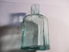 #168-CIVIL WAR SALE: 2 SHEER TOP GLASS INK BOTTLES
