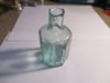 #168-CIVIL WAR SALE: 2 SHEER TOP GLASS INK BOTTLES