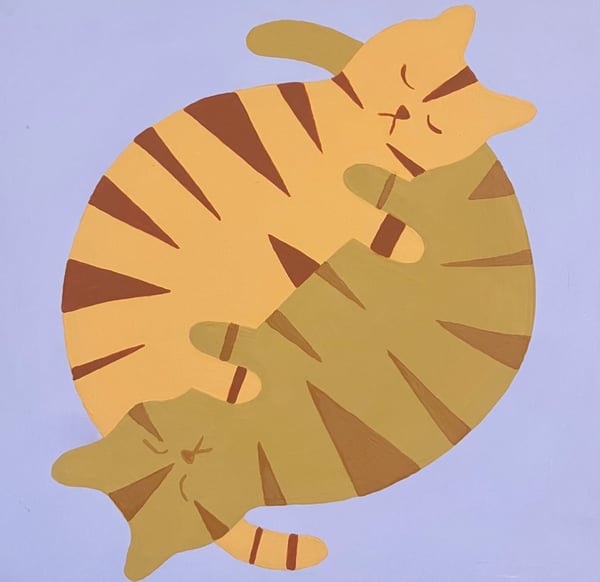 Image of Cuddling Cats