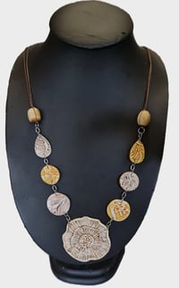 Image 3 of Long Floral Statement Necklace (PCJ002)