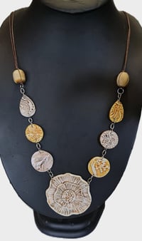 Image 4 of Long Floral Statement Necklace (PCJ002)