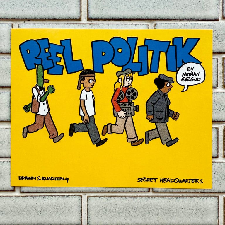 [PRE-ORDER] Reel Politik by Nathan Gelgud - SIGNED EXCLUSIVE BOOKPLATE Image 2