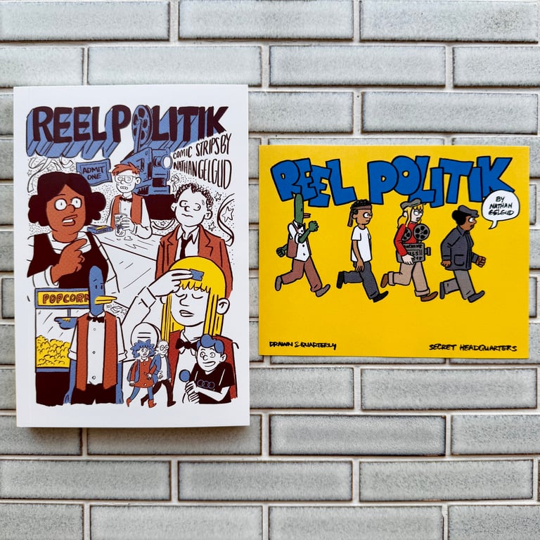 [PRE-ORDER] Reel Politik by Nathan Gelgud - SIGNED EXCLUSIVE BOOKPLATE