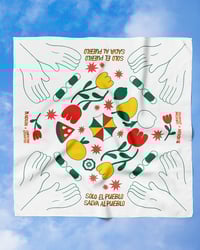 Image 1 of Christine LêSantos "Solo el Pueblo, Salva al Pueblo." bandana 