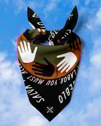 Image 3 of James Coffman "Solo el Pueblo, Salva al Pueblo." bandana -Black