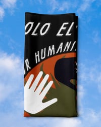 Image 4 of James Coffman "Solo el Pueblo, Salva al Pueblo." bandana -Black