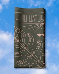 Image 4 of  Heldáy de la Cruz "Solo el Pueblo, Salva al Pueblo." bandana - Green