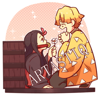 Image 3 of Zenitsu & Friends Stickers