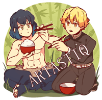 Image 4 of Zenitsu & Friends Stickers