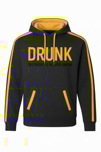 Image 5 of Black & Gold “DO RIGHT U NEVER KNOW” Hoodie