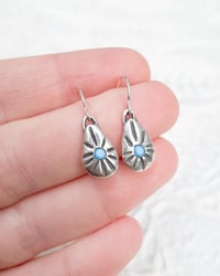 Image 2 of Silver Sundrop Dangle Earrings