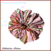 Image 4 of Christmas Snowflakes and Candy Cane XL Scrunchie