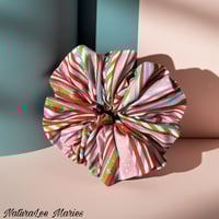 Image 5 of Christmas Snowflakes and Candy Cane XL Scrunchie