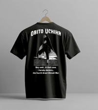 Image 2 of Obito Uchiha - War Declaration Tee (Front & Back Graphic)