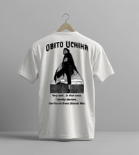 Image 4 of Obito Uchiha - War Declaration Tee (Front & Back Graphic)
