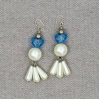 Sky Blue Glitter Heart