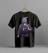 Image 1 of Sasuke Uchiha “Cold Resolve” Premium Tee