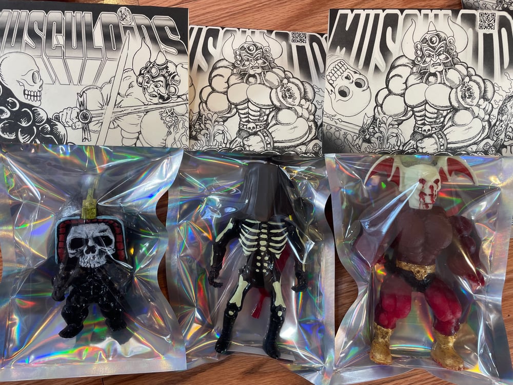 MUSCULOIDS 6” rubber figure