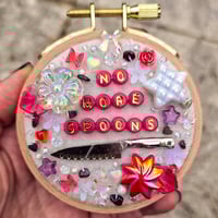 Image 1 of No More Spoons - Bead Embroidery