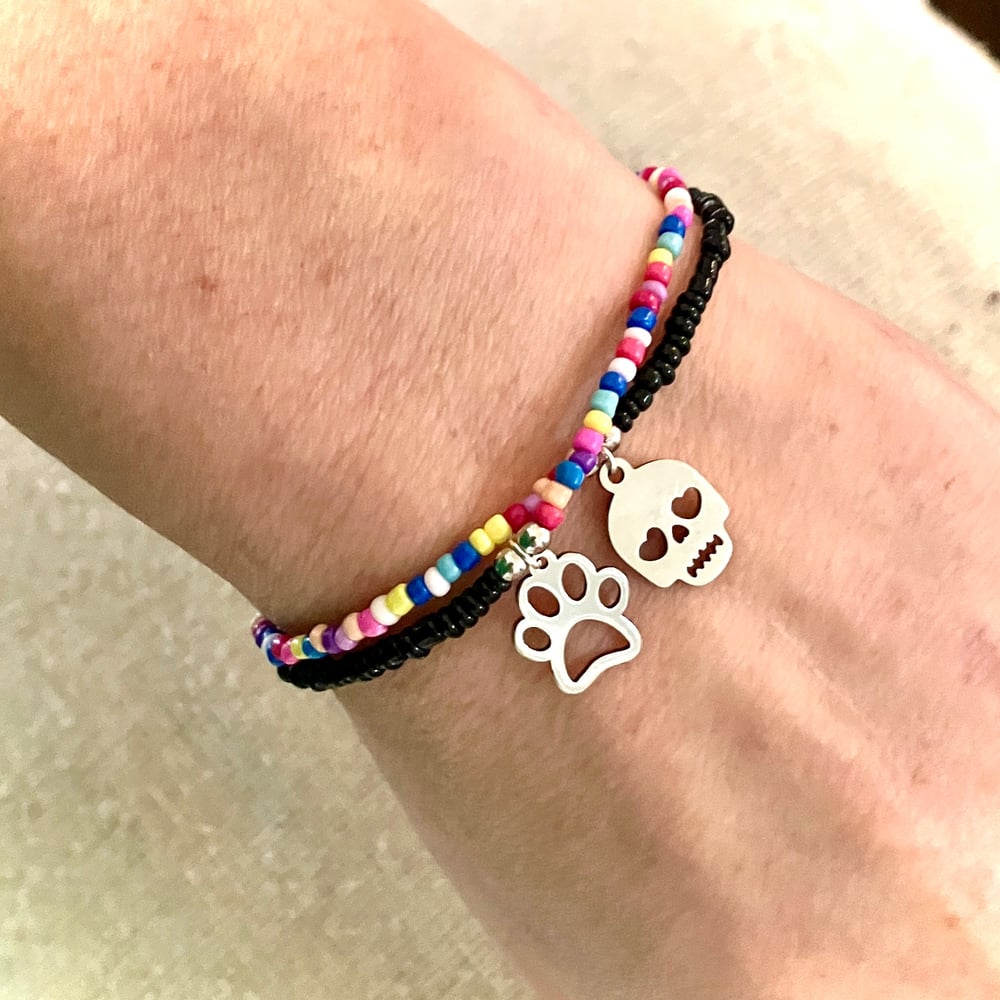 Image of Bracelet double tour Wednesday & Enid