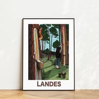 Image 1 of Affiche LES LANDES#1