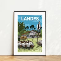 Image 1 of Affiche LES LANDES#2