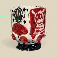 Image 2 of More is More Mug Red & Black