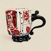 Image 3 of More is More Mug Red & Black