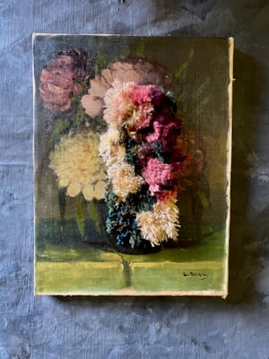 Image of altered perspective painting - blooms no. 12