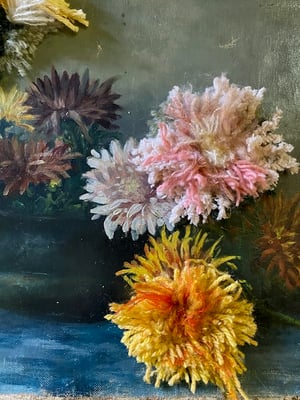 Image of altered perspective painting - blooms no. 011