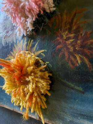 Image of altered perspective painting - blooms no. 011