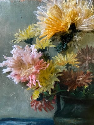 Image of altered perspective painting - blooms no. 011