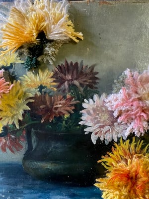 Image of altered perspective painting - blooms no. 011