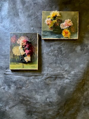 Image of altered perspective painting - blooms no. 011