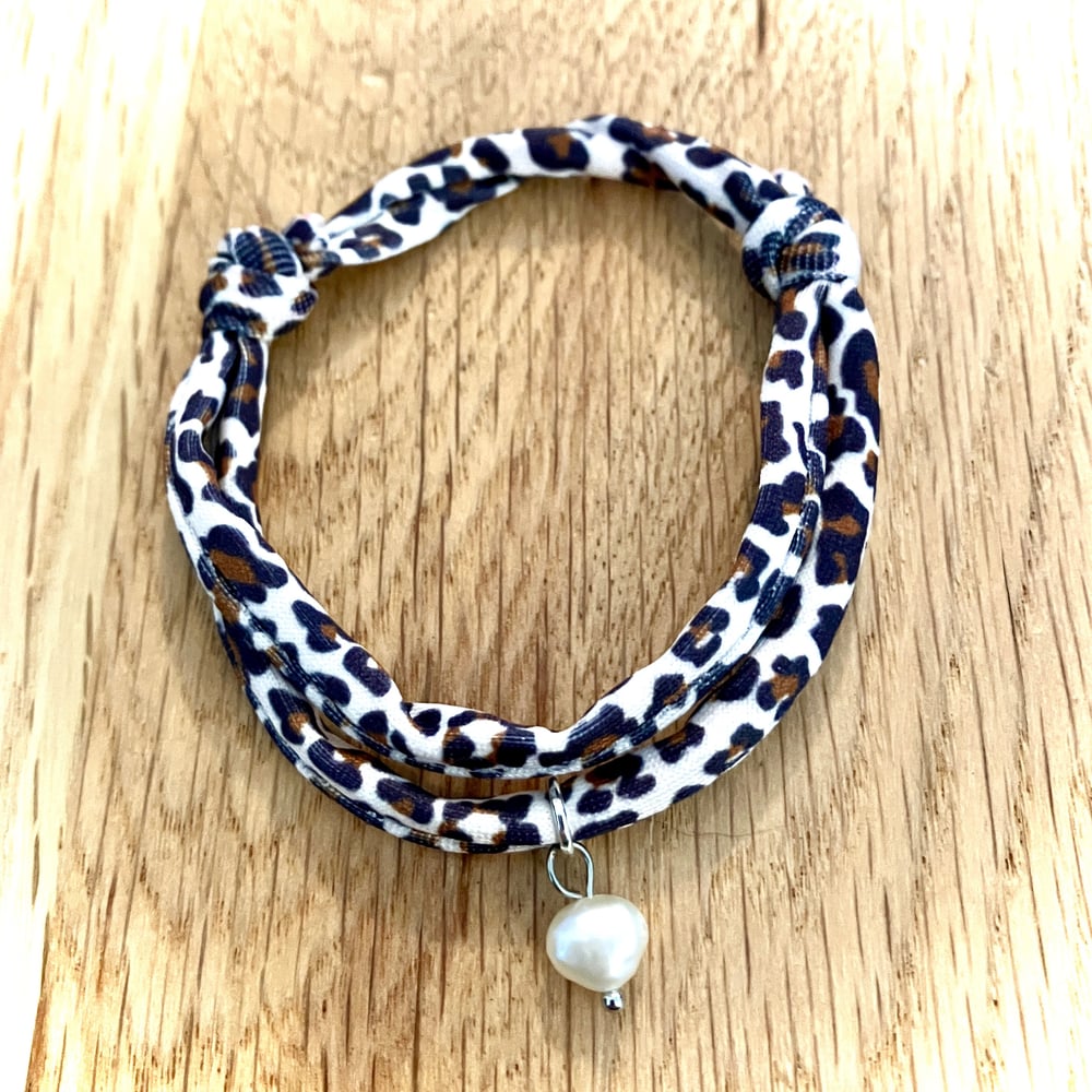 Image of Bracelet Cordon Léopard