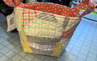 Image 2 of Vintage Peach Quilted Basket