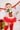Reindeer Tutu Bodysuit Leotard Girl’s Tulle Red Christmas Dress  Party Set
