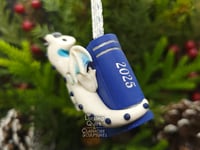 Image 4 of 2025 Book Dragon Ornament