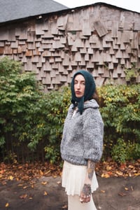 Image 2 of Pelham  Kerchief (Limited Merino wool in Azul  Profundo + more colurs)