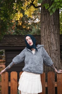 Image 8 of Pelham  Kerchief (Limited Merino wool in Azul  Profundo + more colurs)