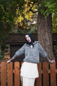 Image 9 of Pelham  Kerchief (Limited Merino wool in Azul  Profundo + more colurs)