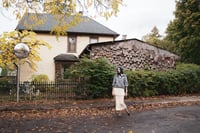 Image 13 of Pelham  Kerchief (Limited Merino wool in Azul  Profundo + more colurs)