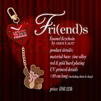Image 2 of [PRE-ORDER] FRI(END)S Enamel Keychain