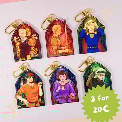 Image of Vinland colored charms