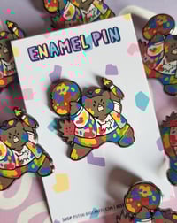 Image 2 of Angry Artist - Enamel Pin