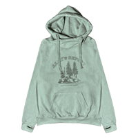 Meet Me In The Forest Traveller Hoodie Faded Green