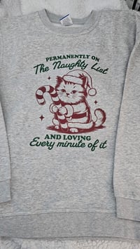 Image 2 of Permanently on the naughty list sweater